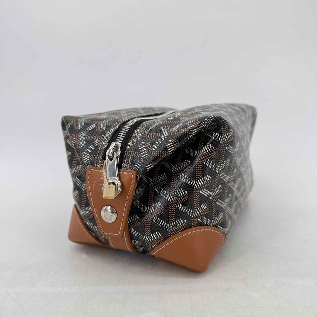 Goyard Pouch "BOEING TROUSSE DE TOILETTE" Used Brown Size 25