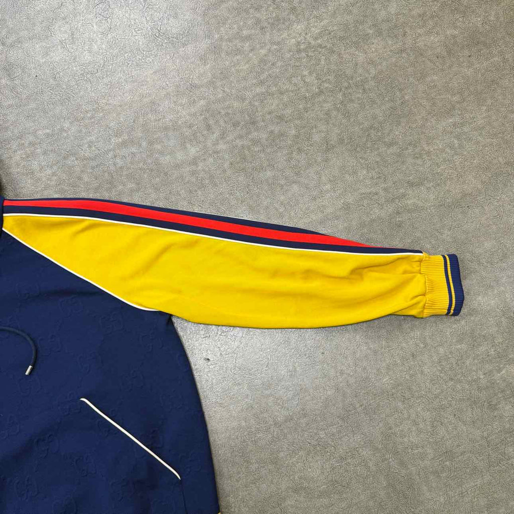 Gucci Hoodie "GG JACQUARD" Yellow Used Size XL