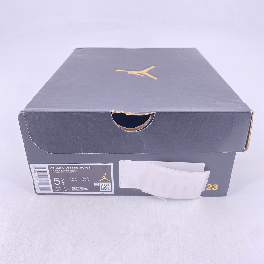 Air Jordan (GS) 14 Retro "Black University Blue" 2026 Used Size 5.5Y