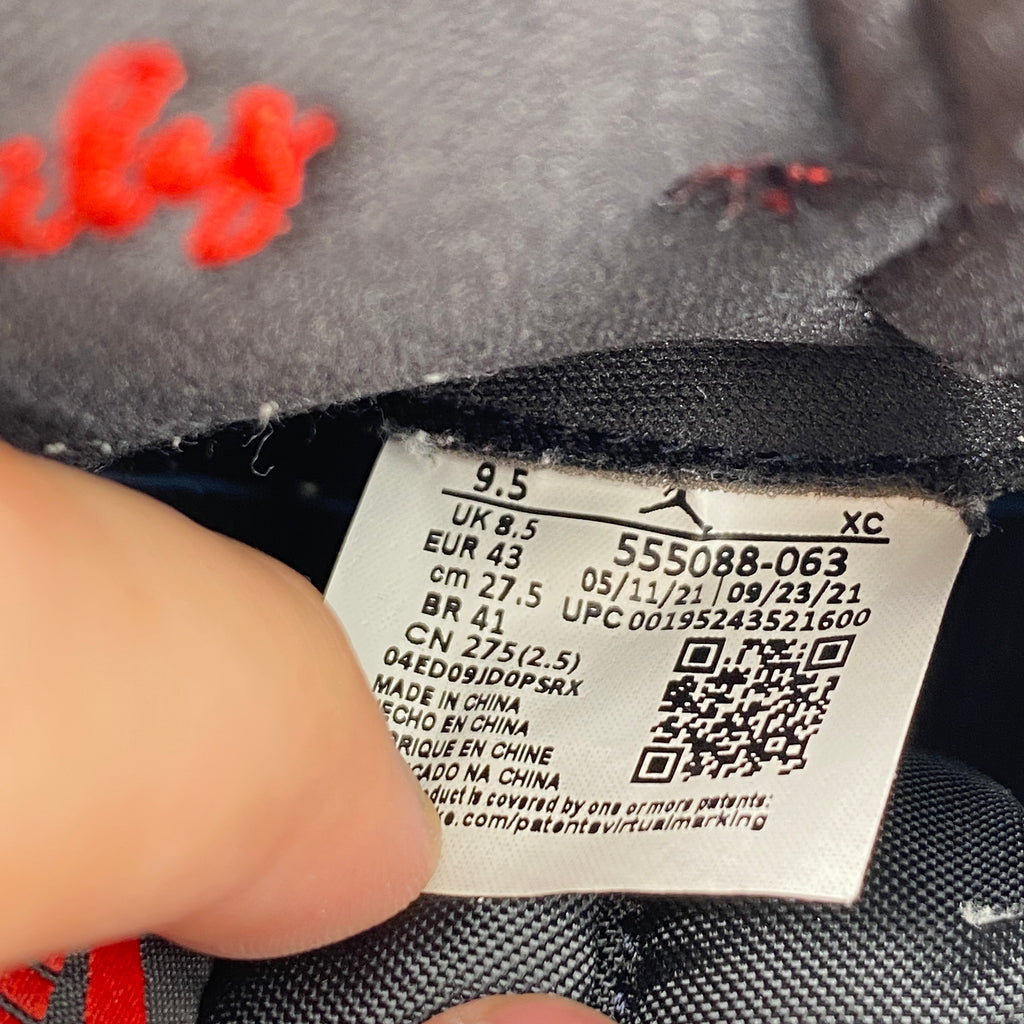 Air Jordan 1 Retro High OG "Patent Bred" 2021 Used Size 9.5
