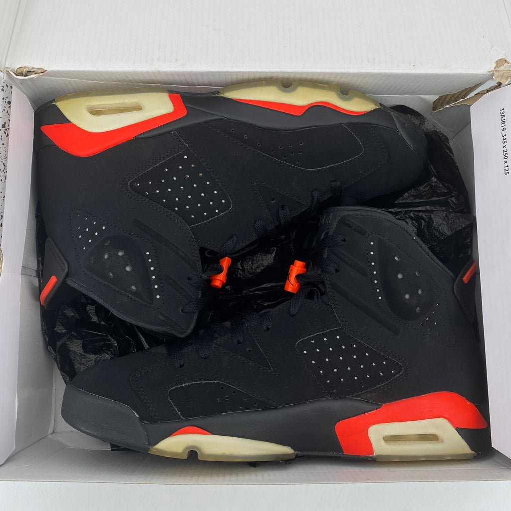 Air Jordan 6 Retro "Infrared Black" 2019 Used Size 10.5