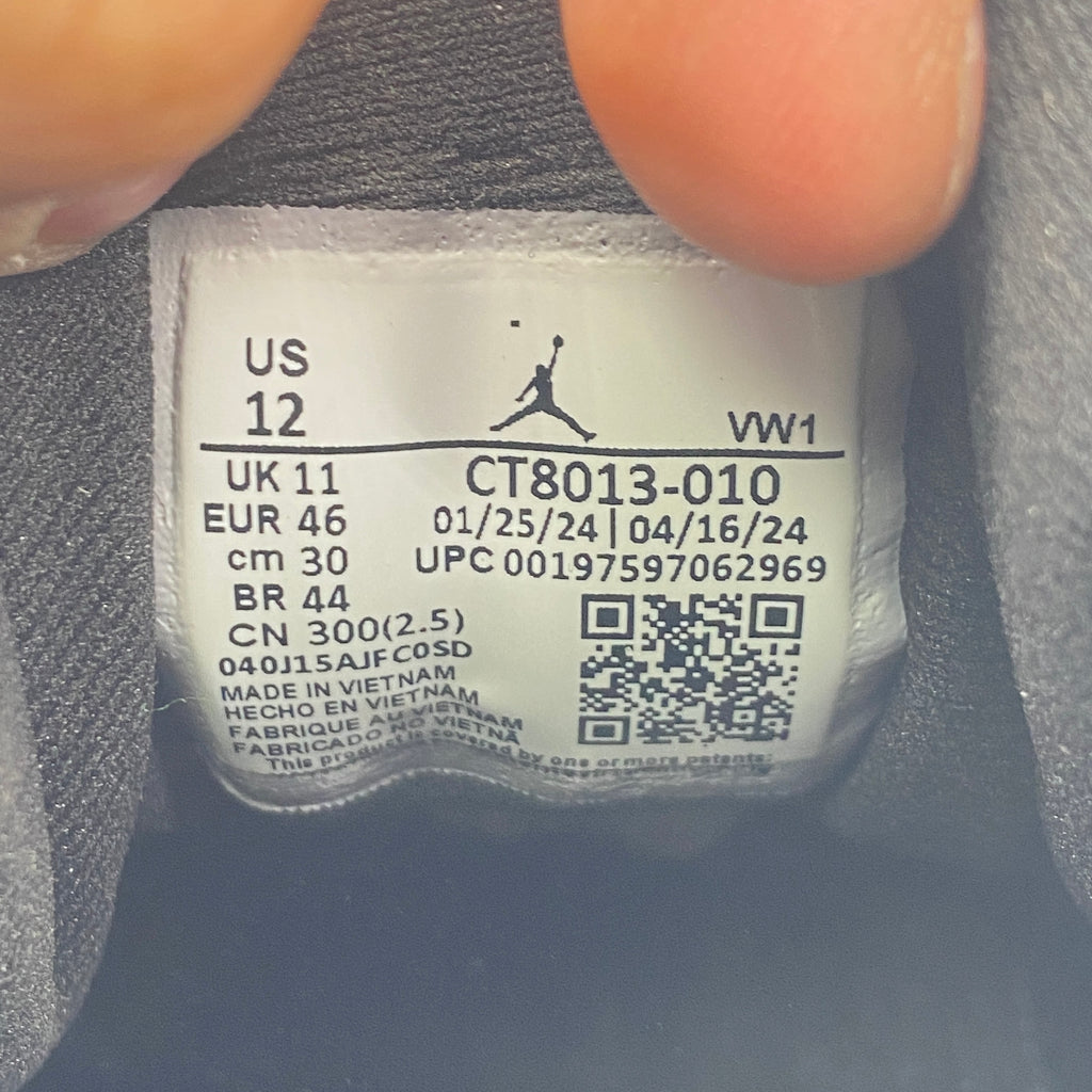 Air Jordan 12 Retro "Barons" 2024 New Size 12