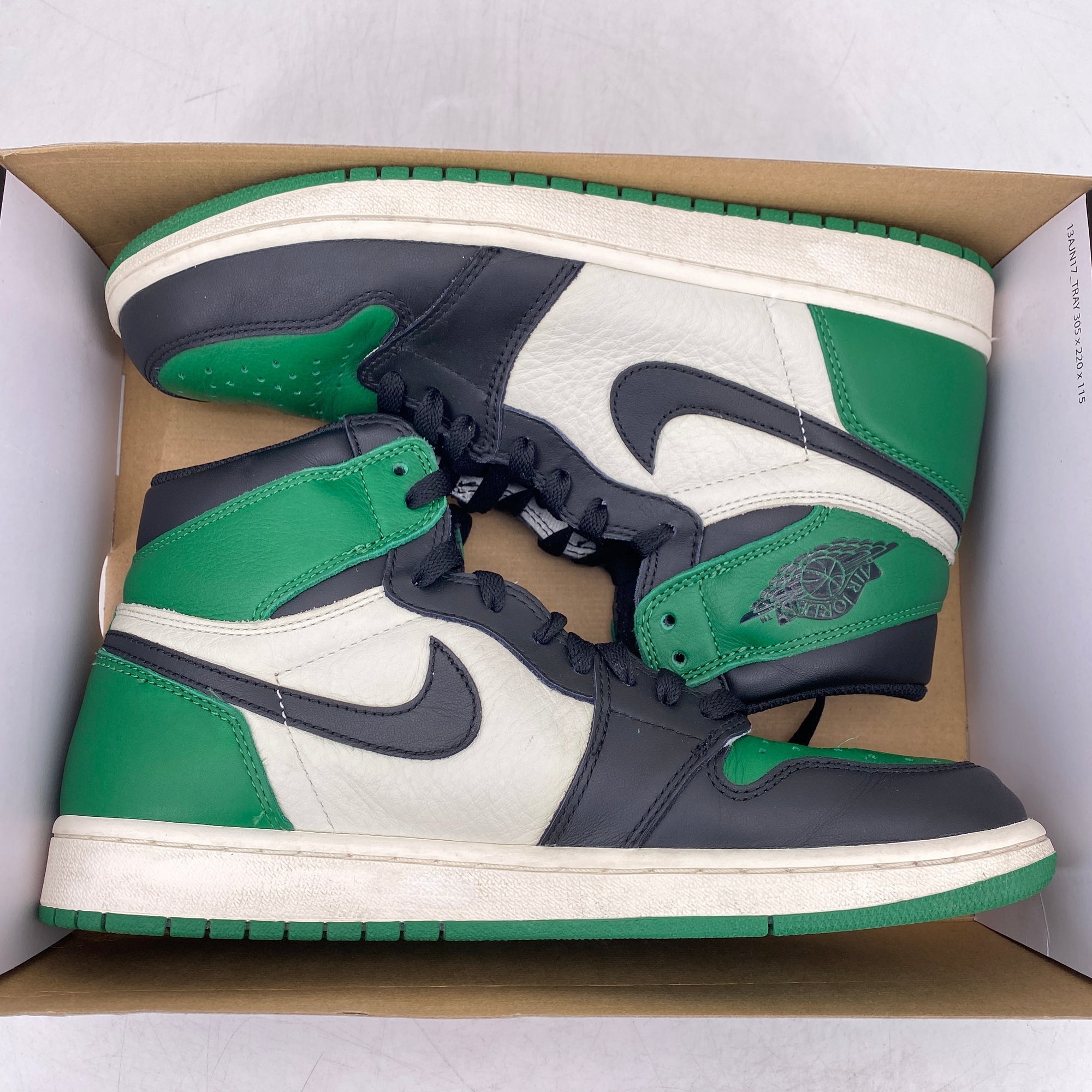 Air Jordan 1 Retro High OG &quot;Pine Green&quot; 2018 Used Size 9.5