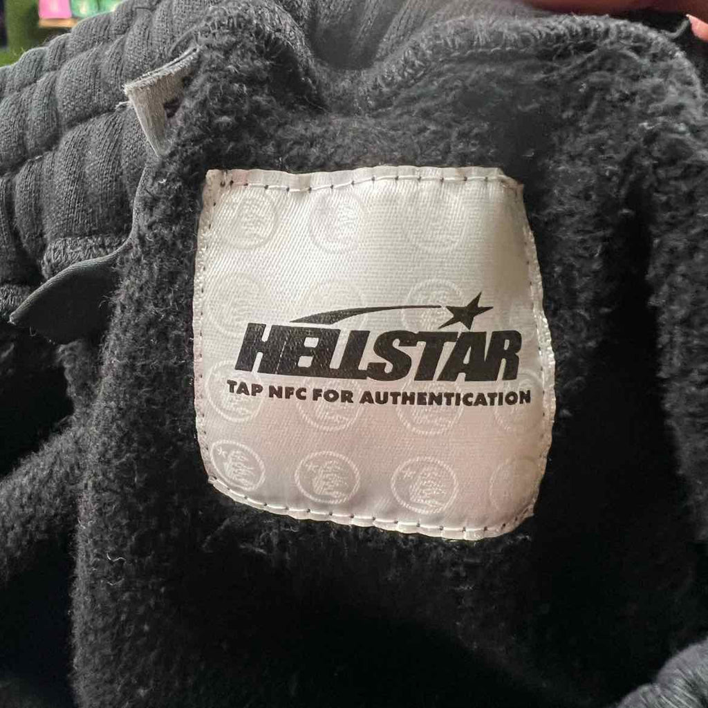Hellstar Sweatpants "BUTTON POCKET" Black Used Size L