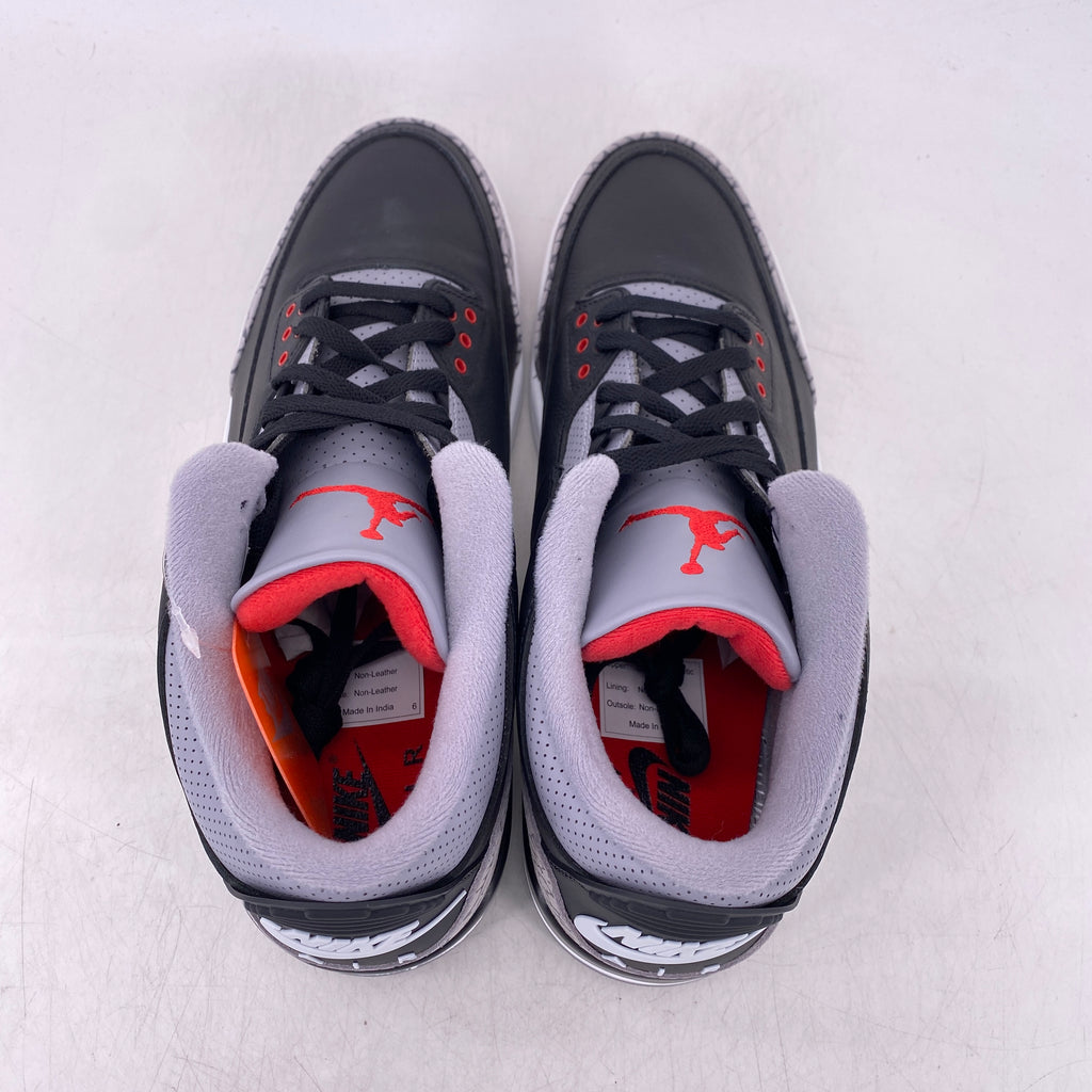 Air Jordan 3 Retro "Black Cement" 2024 New Size 14