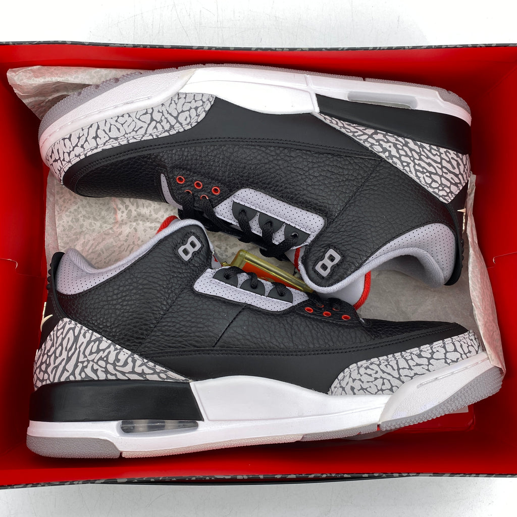 Air Jordan 3 Retro "Black Cement" 2018 New Size 13