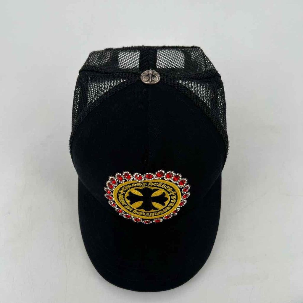 Chrome Hearts Trucker Hat "MADE IN HOLLYWOOD" Used Black Size OS