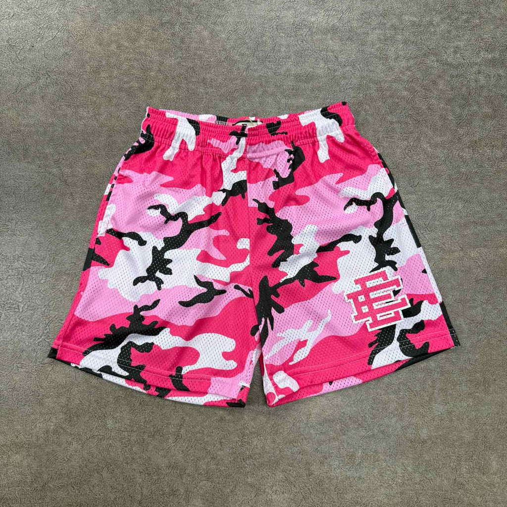 Eric Emanuel Mesh Shorts "CAMO" Pink New Size S