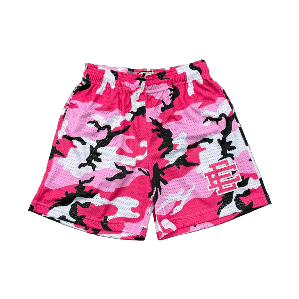 Eric Emanuel Mesh Shorts "CAMO" Pink New Size S