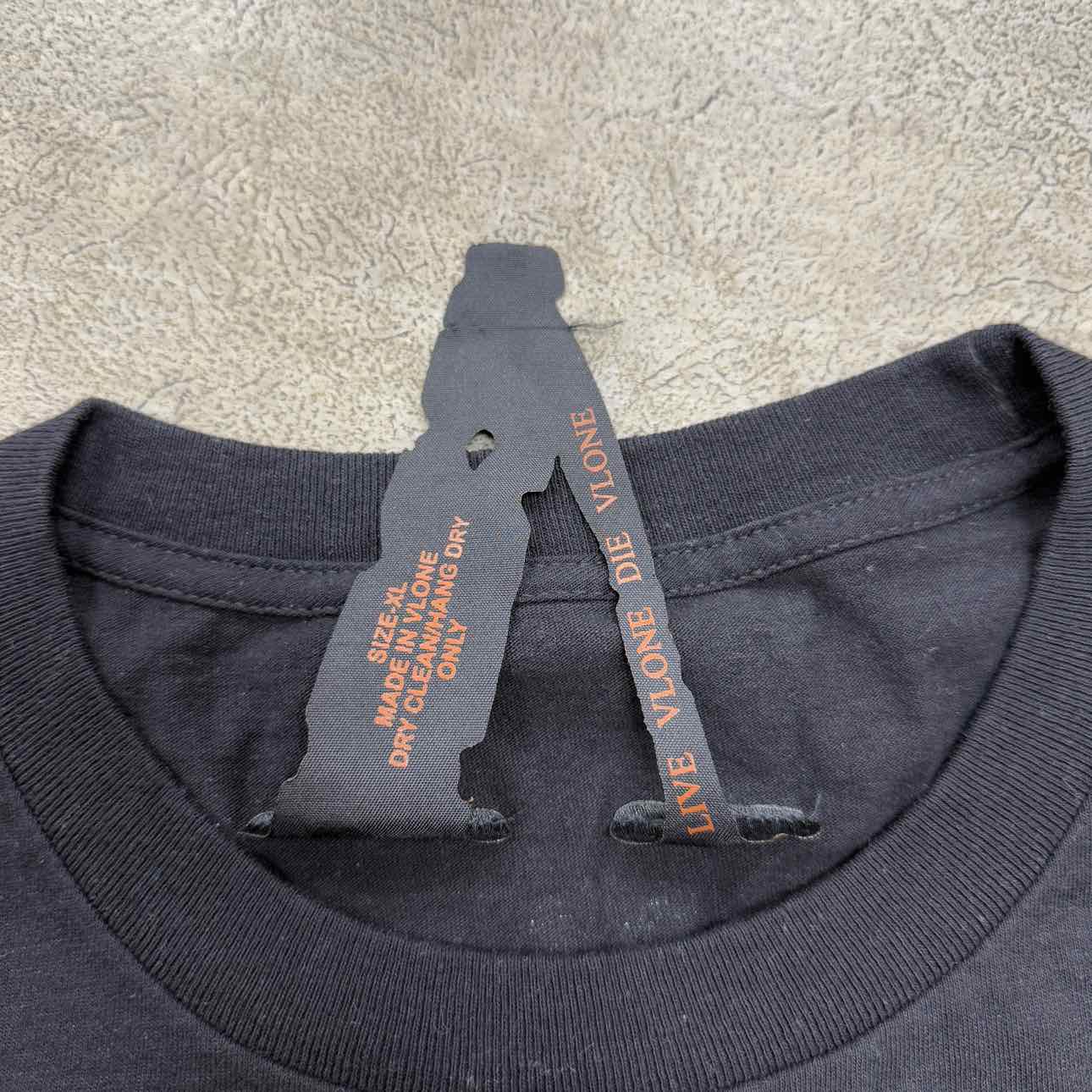 Vlone T-Shirt &quot;MAYWEATHER X MCGREGOR&quot; Black New Size XL