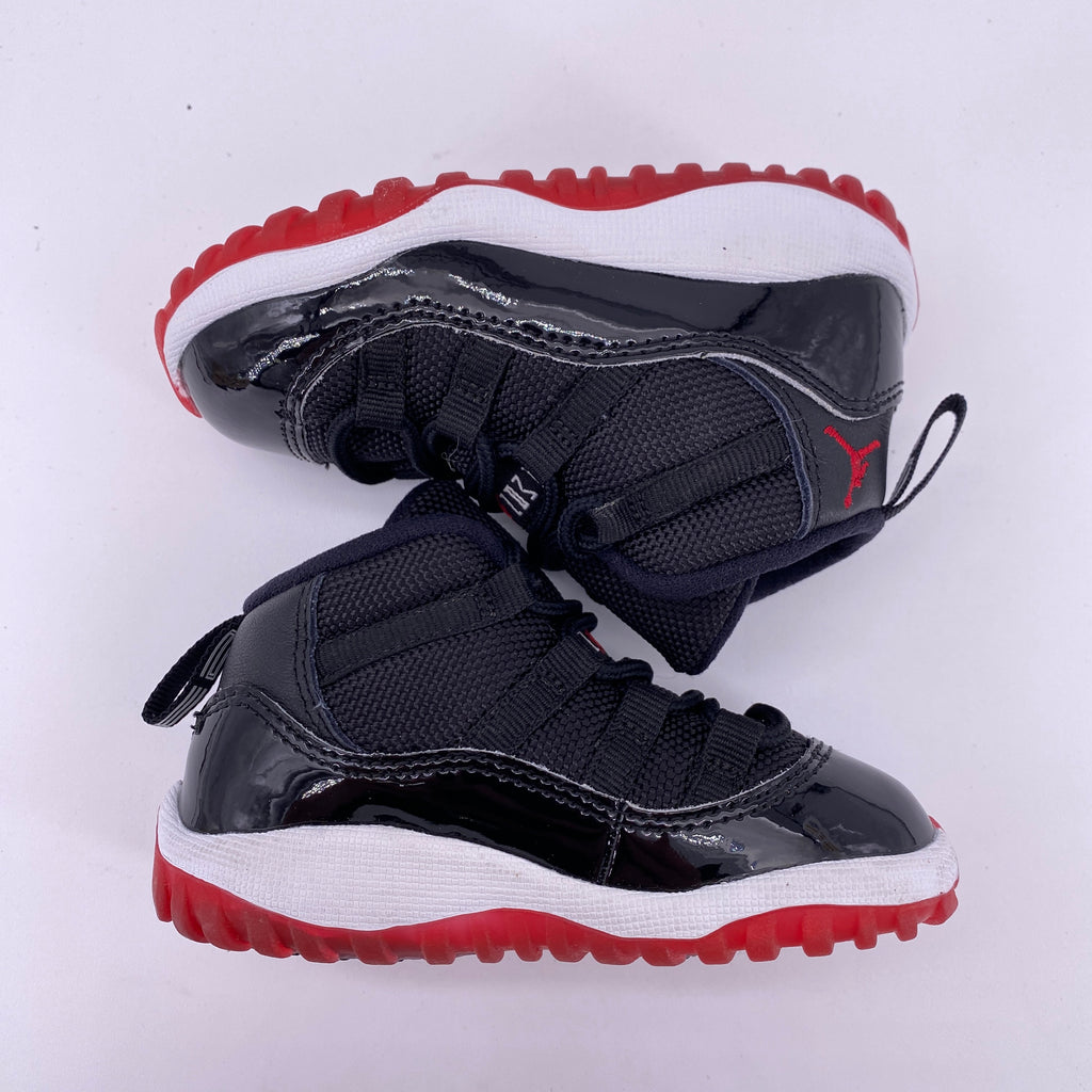 Air Jordan (TD) 11 Retro "Bred" 2019 Used Size 6C