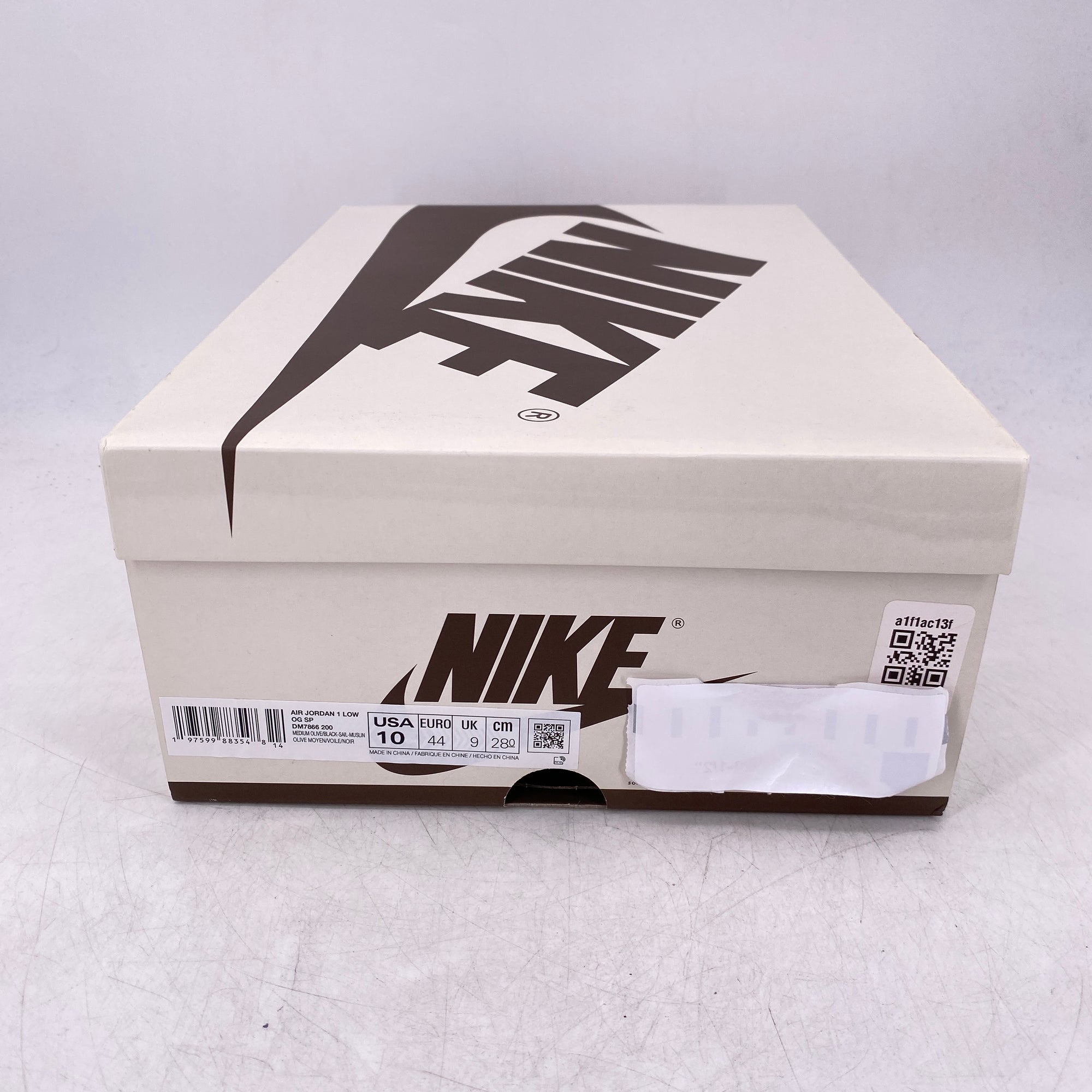 Air Jordan 1 Low OG SP &quot;Medium Olive&quot; 2024 New Size 10