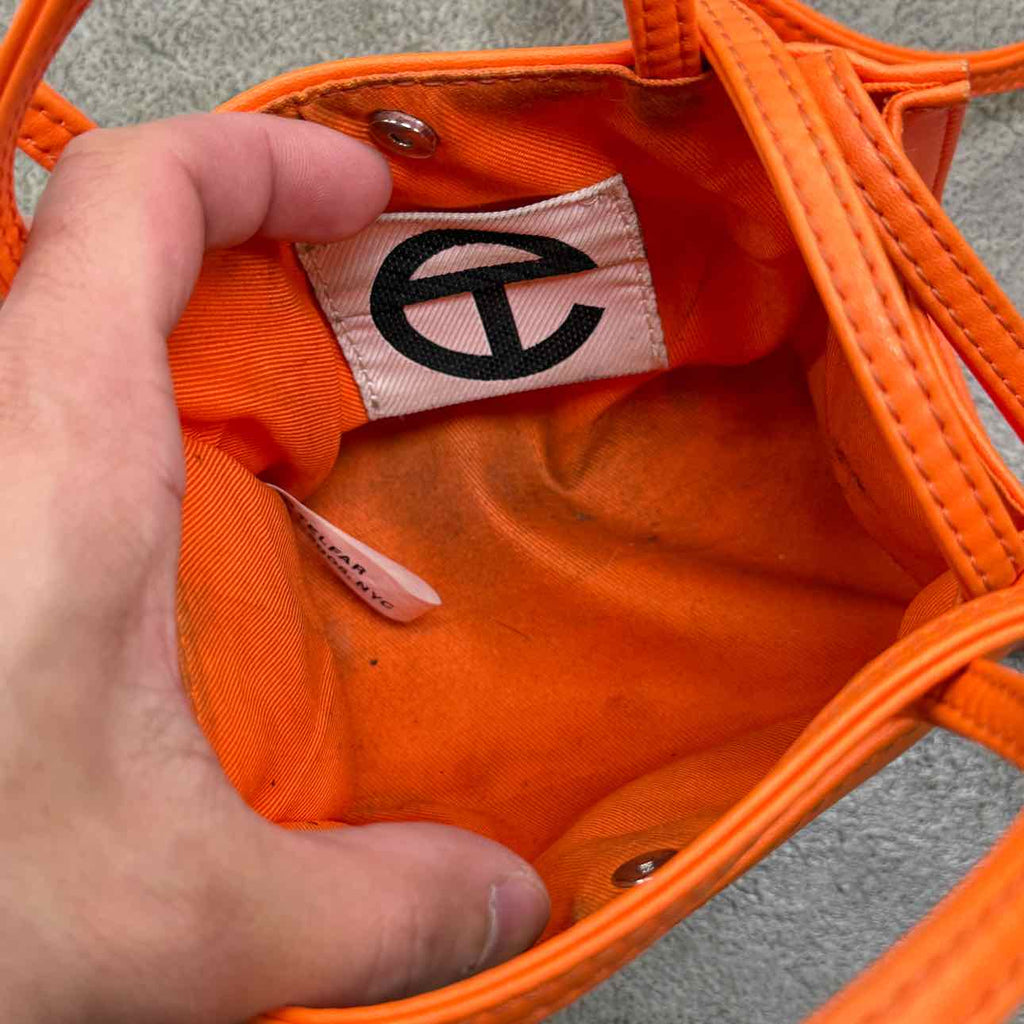 Telfar Shoulder Bag "ORANGE" Used Size Small