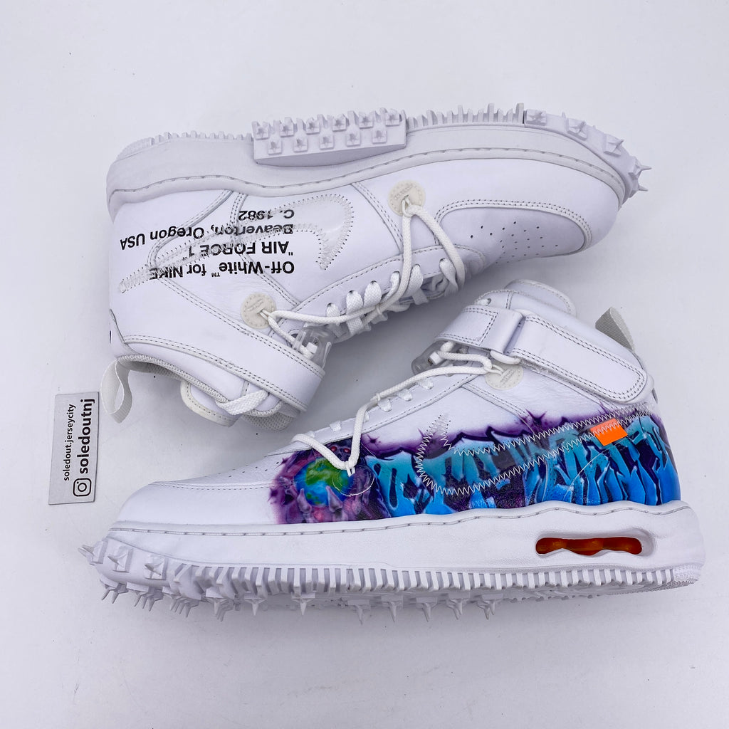 Nike Air Force 1 Mid / OW "Graffiti" 2023 New Size 12