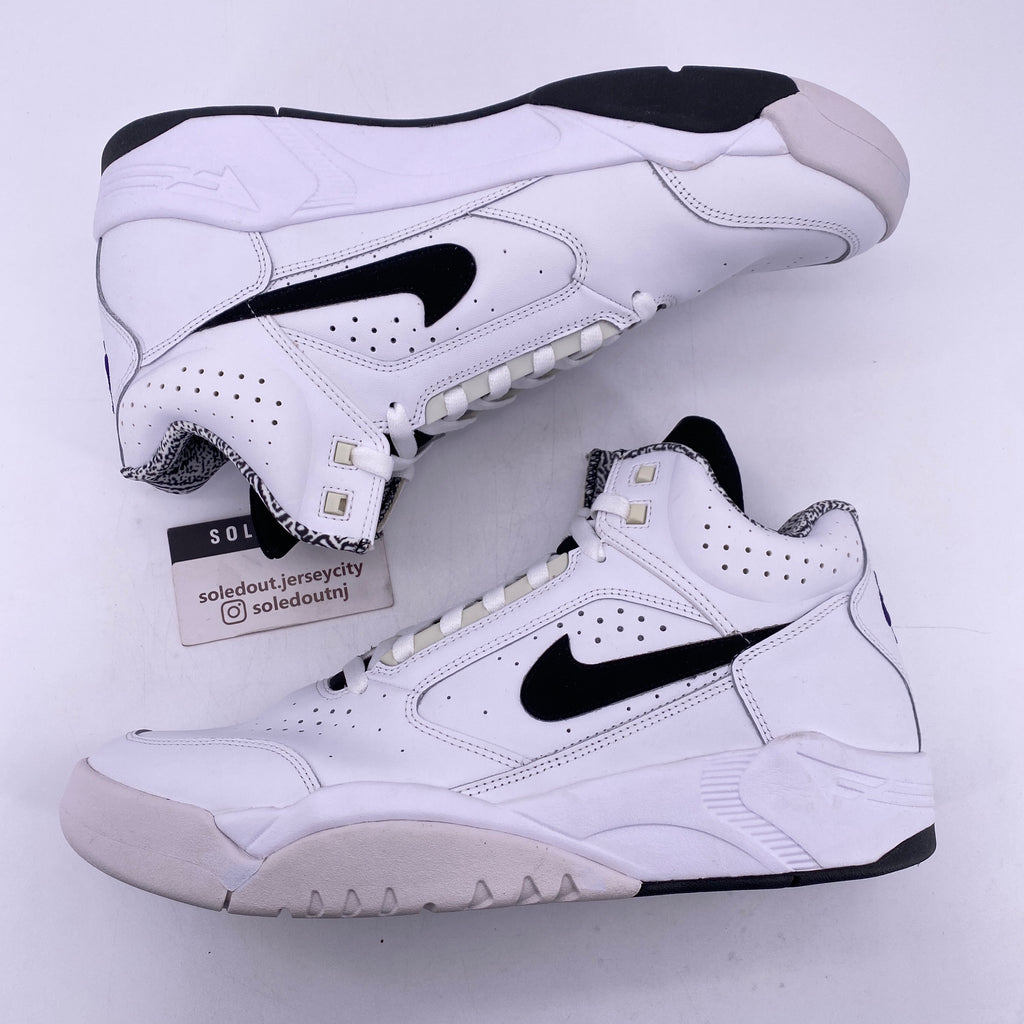 Nike Air Flight Lite Mid "White Black" 2021 New Size 12
