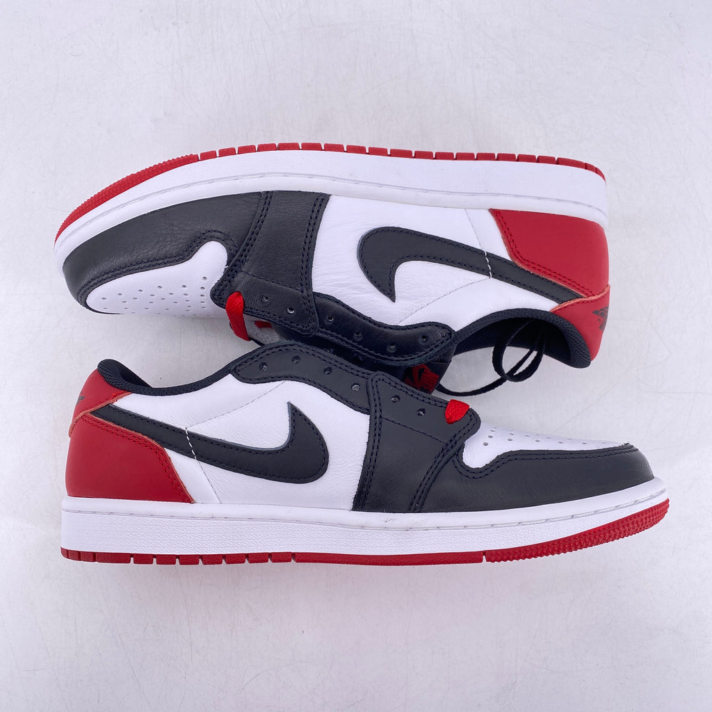 Air Jordan 1 Retro Low "Black Toe" 2023 New Size 8