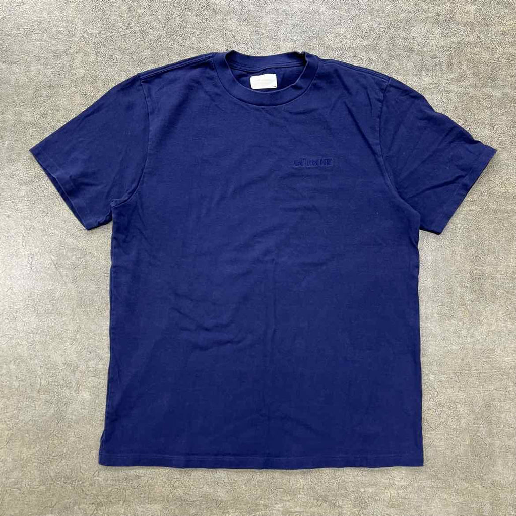 Aime Leon Dore T-Shirt "SCRIPT" Navy Used Size L