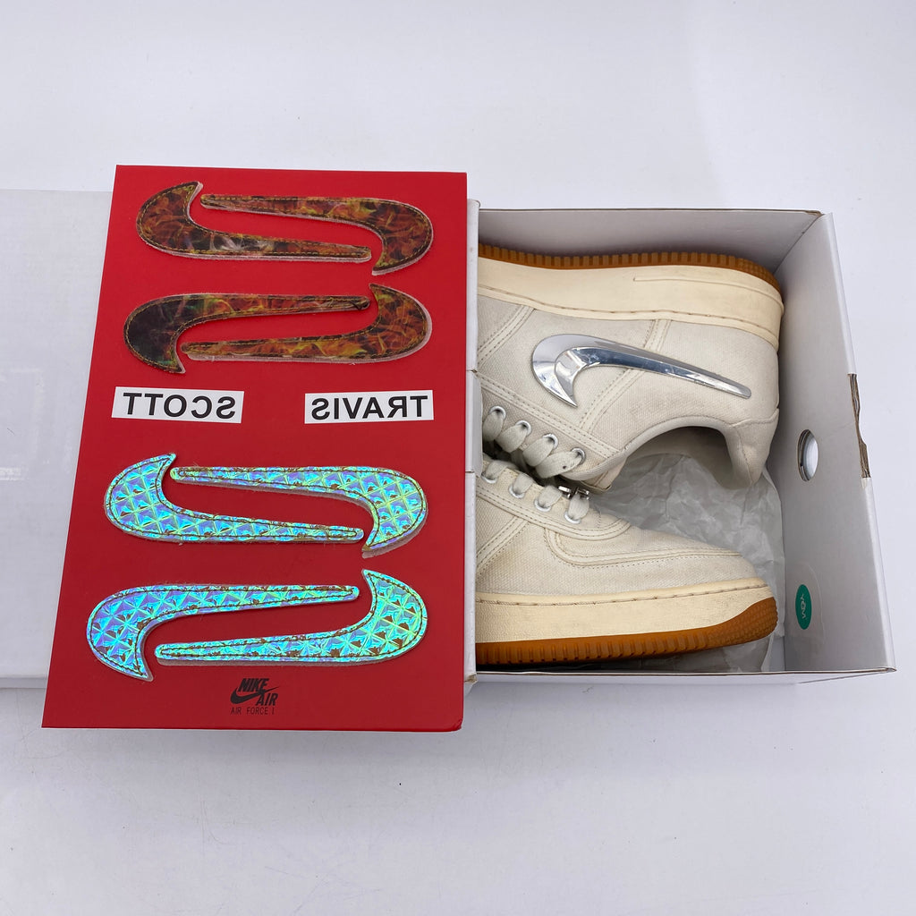 Nike Air Force 1 Low "Travis Scott Sail" 2018 Used Size 10