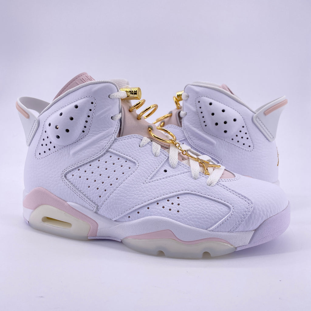 Air Jordan (W) 6 Retro "Gold Hoops" 2021 New Size 8.5W