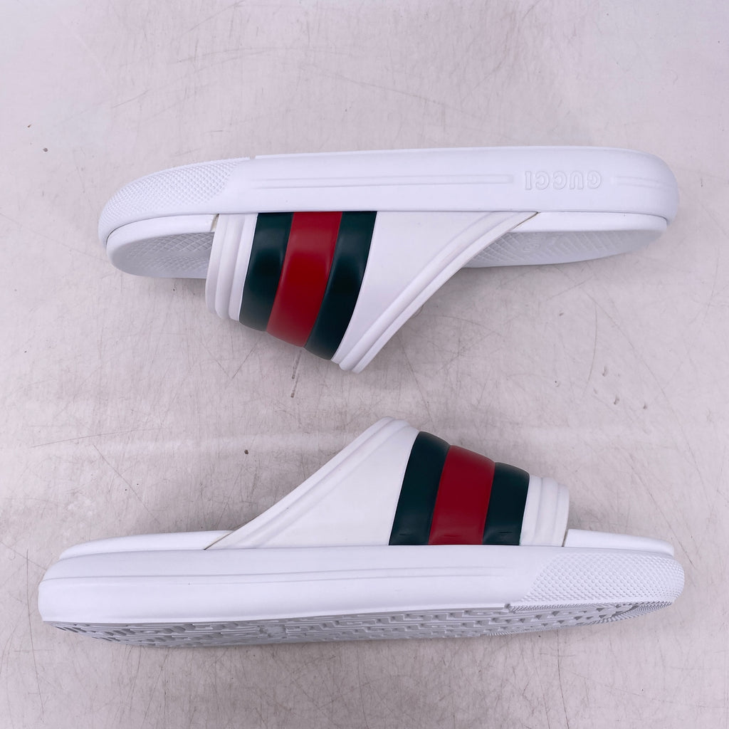 Gucci Slide "Red Green Stripe"  New Size 6G