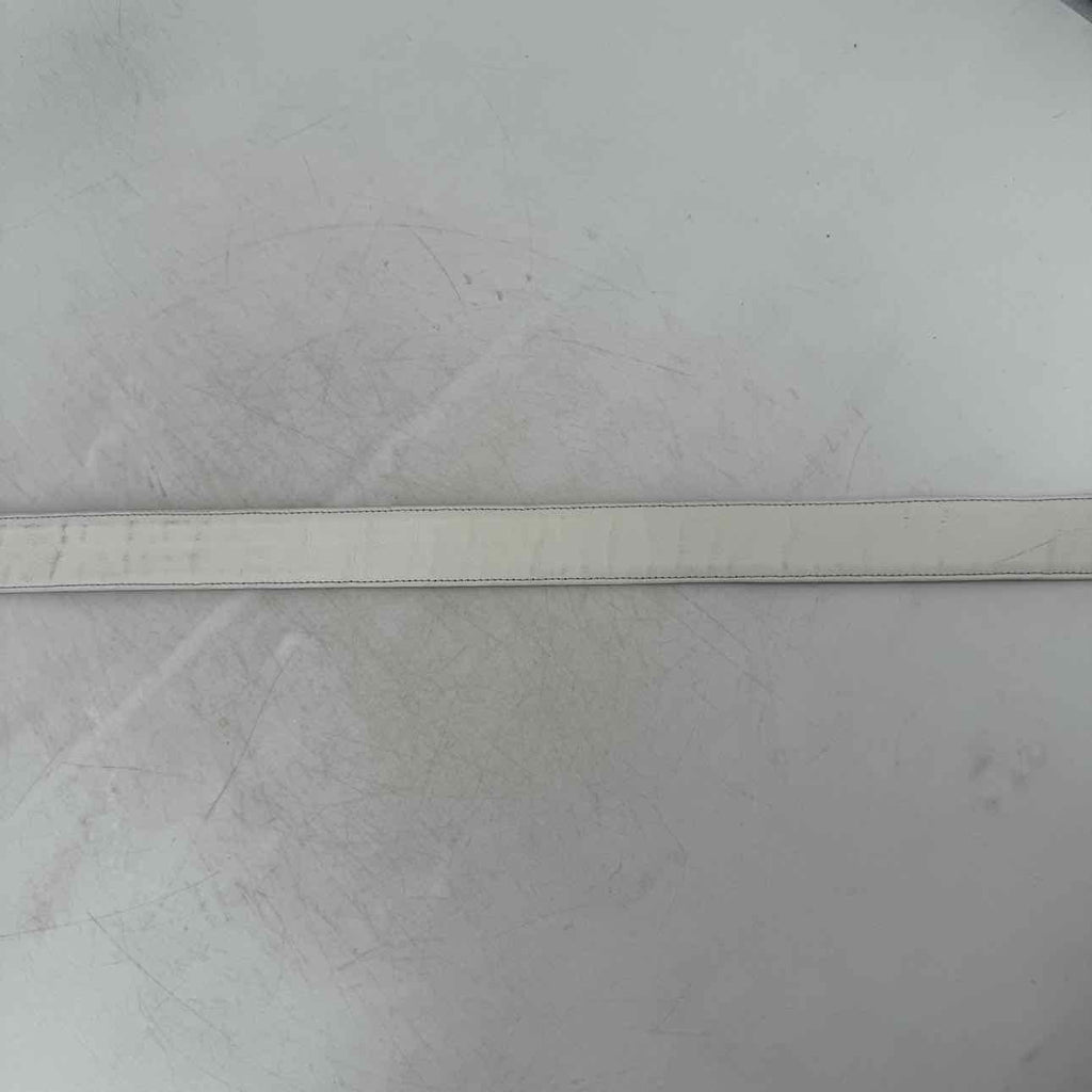 Dior Belt "OBLIQUE" Used White Size 32