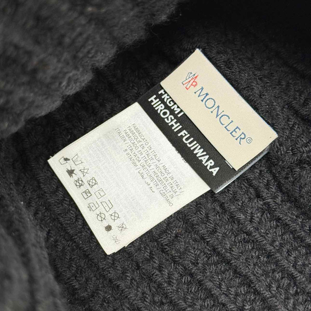 Moncler Beanie "FRAGMENT" Used Black Size OS