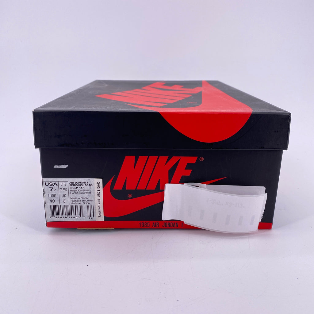 Air Jordan (GS) 1 Retro High "Unc" 2015 Used Size 7Y