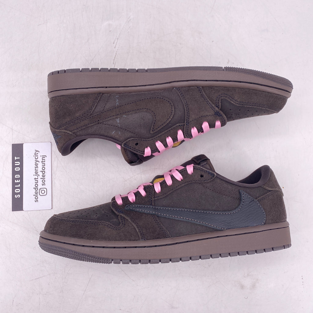 Air Jordan 1 Retro Low "Travis Scott Velvet Brown" 2024 New Size 9.5
