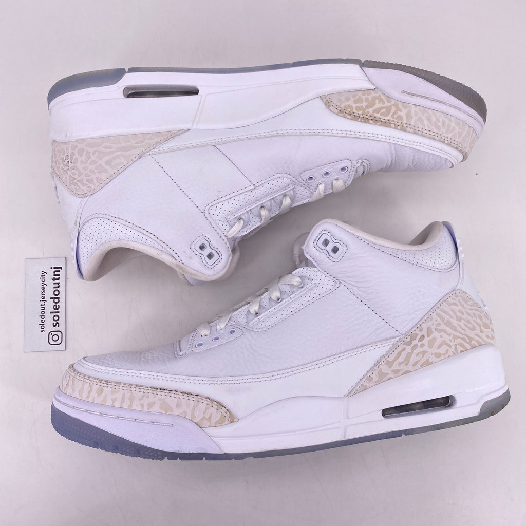 Air Jordan 3 Retro "Pure White" 2018 Used Size 12
