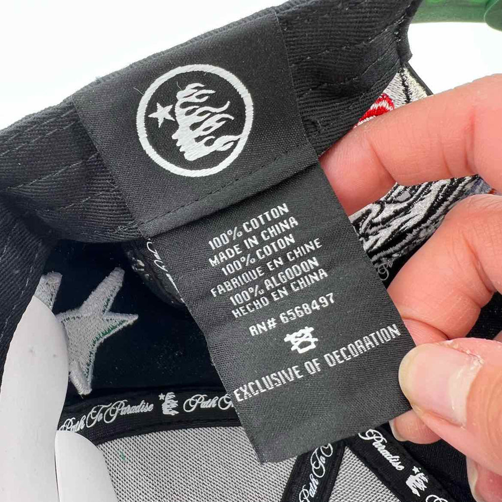 Hellstar Snapback "RECORDS" New Green Size OS