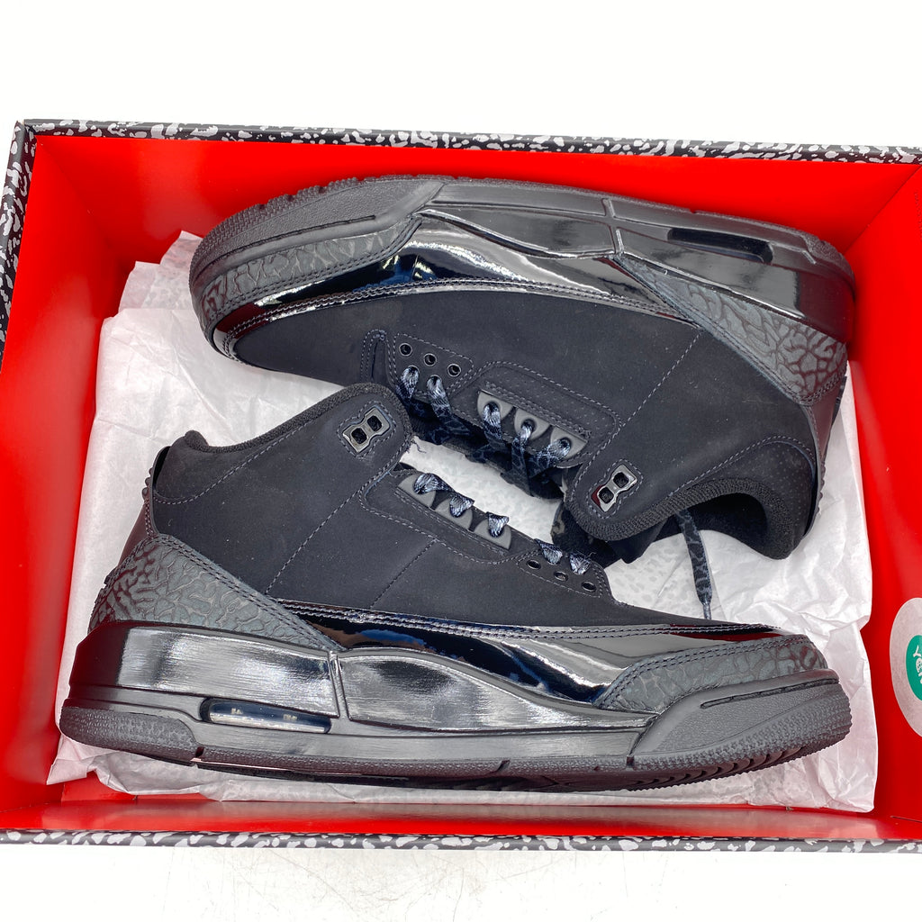 Air Jordan 3 Retro "Black Cat" 2025 Used Size 7.5