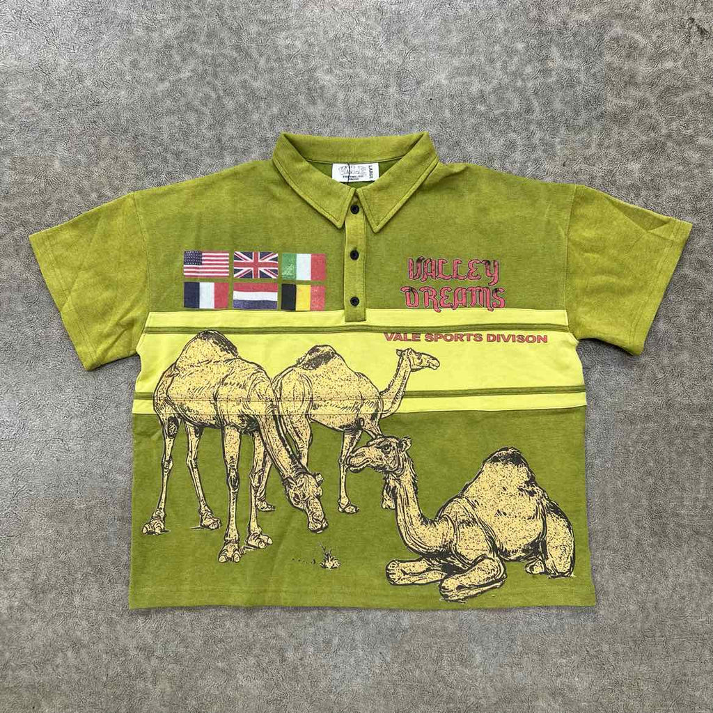 Vale Polo "CAMEL RUGBY" Olive New Size L