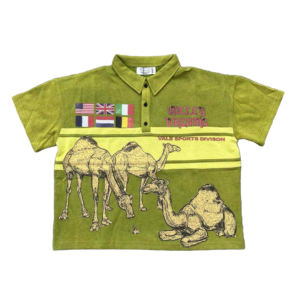 Vale Polo "CAMEL RUGBY" Olive New Size L
