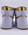 Air Jordan (W) 1 Retro High OG "Metallic Gold" 2024 New Size 13W