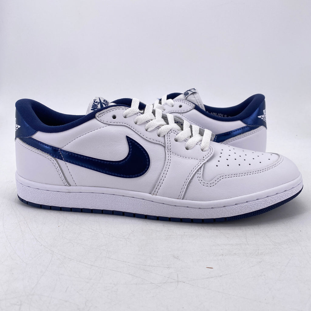 Air Jordan 1 Retro Low "Metallic Blue" 2024 New Size 12