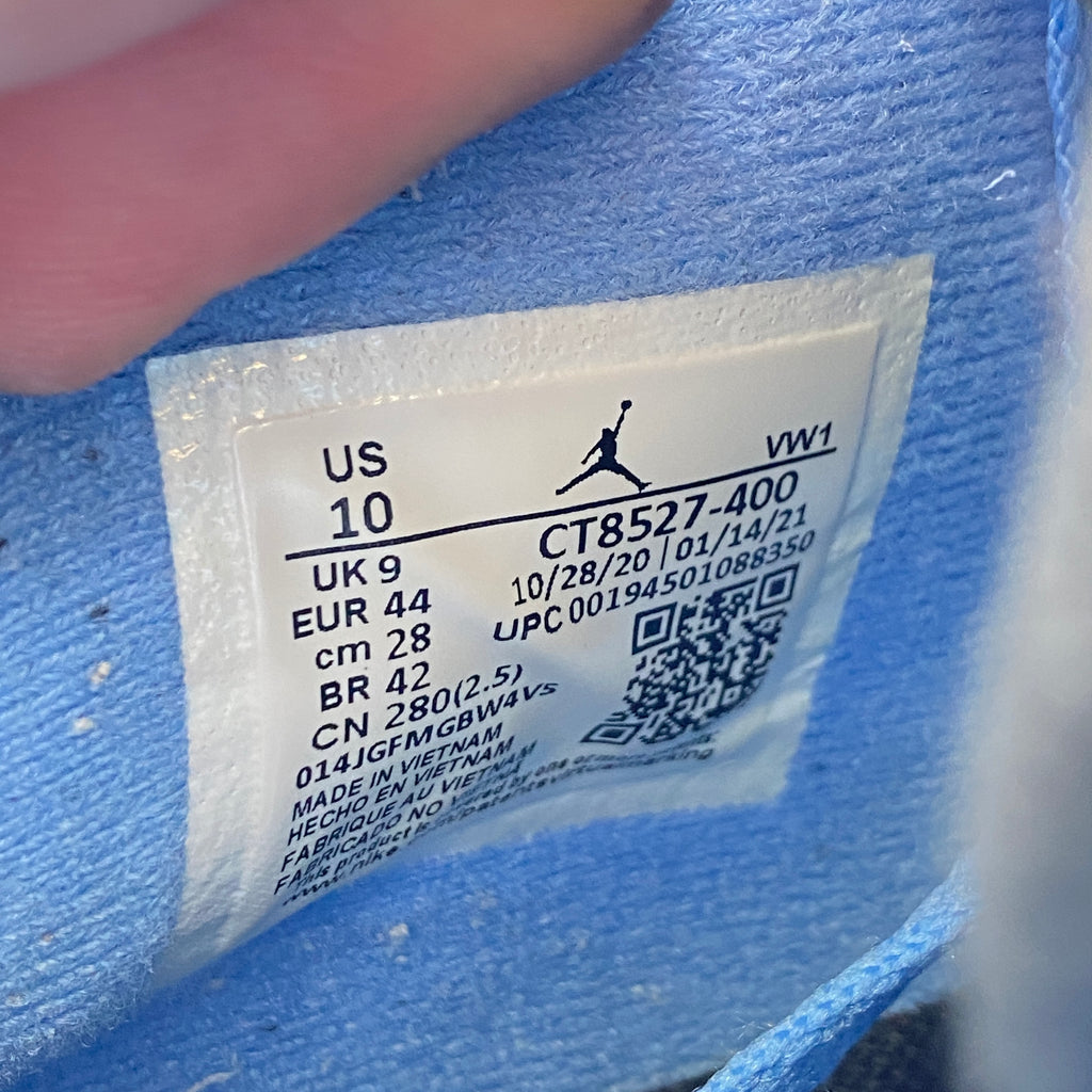 Air Jordan 4 Retro "University Blue" 2021 Used Size 10