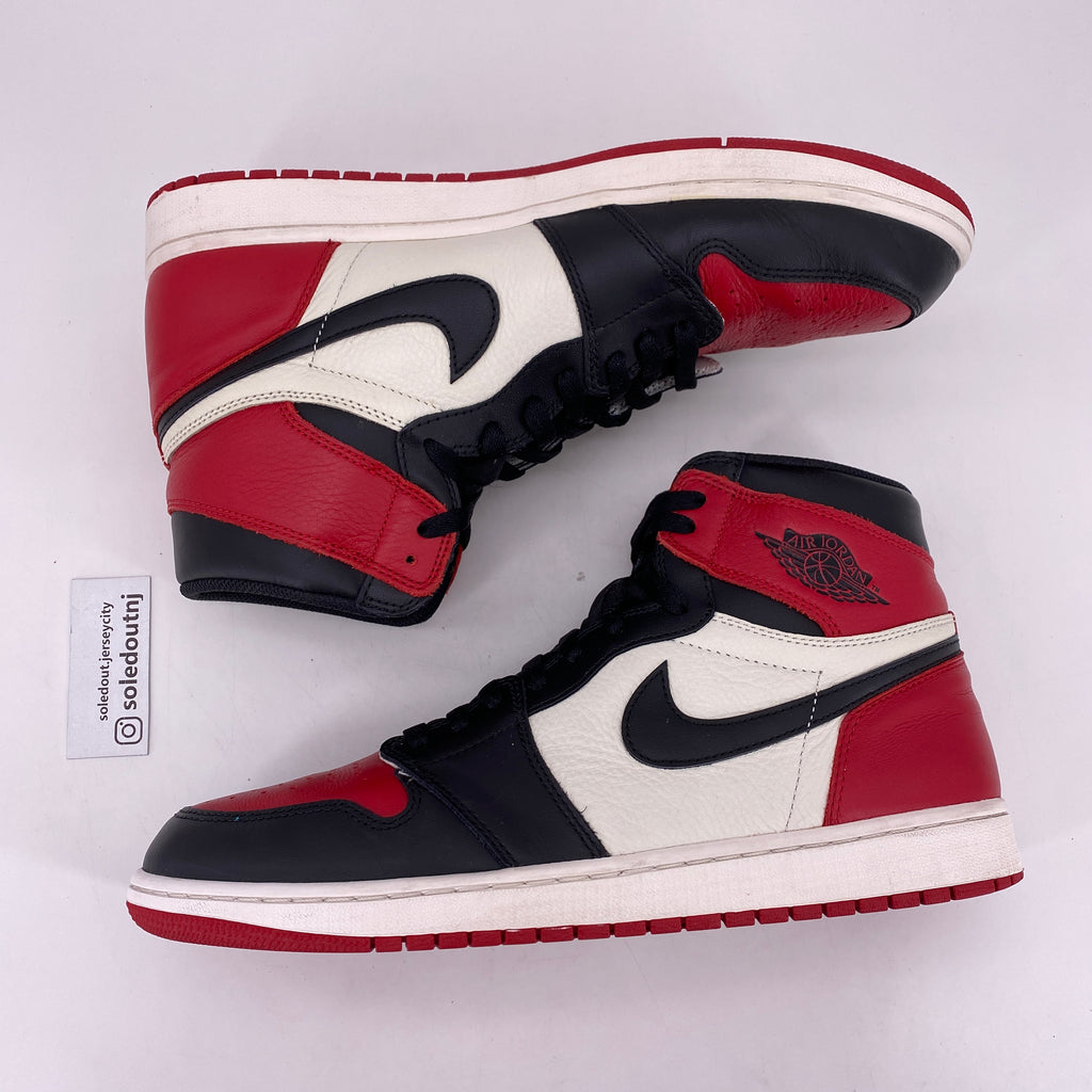 Air Jordan 1 Retro High OG "Bred Toe" 2018 Used Size 13