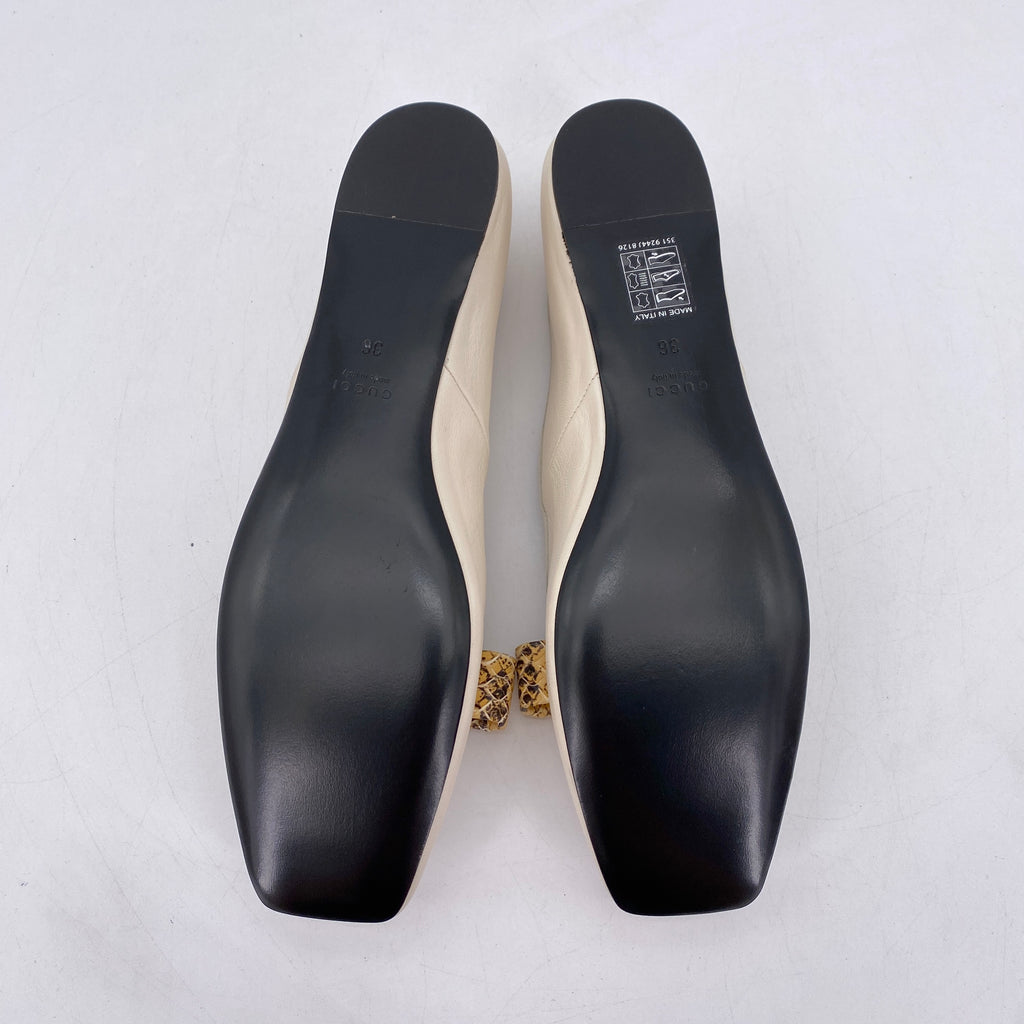 Gucci Flat "Double G Ballet"  New Size 36