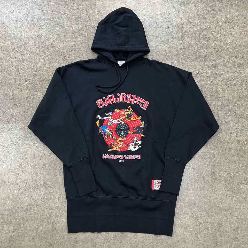 Vetements Hoodie "CARTOONS" Black New Size S