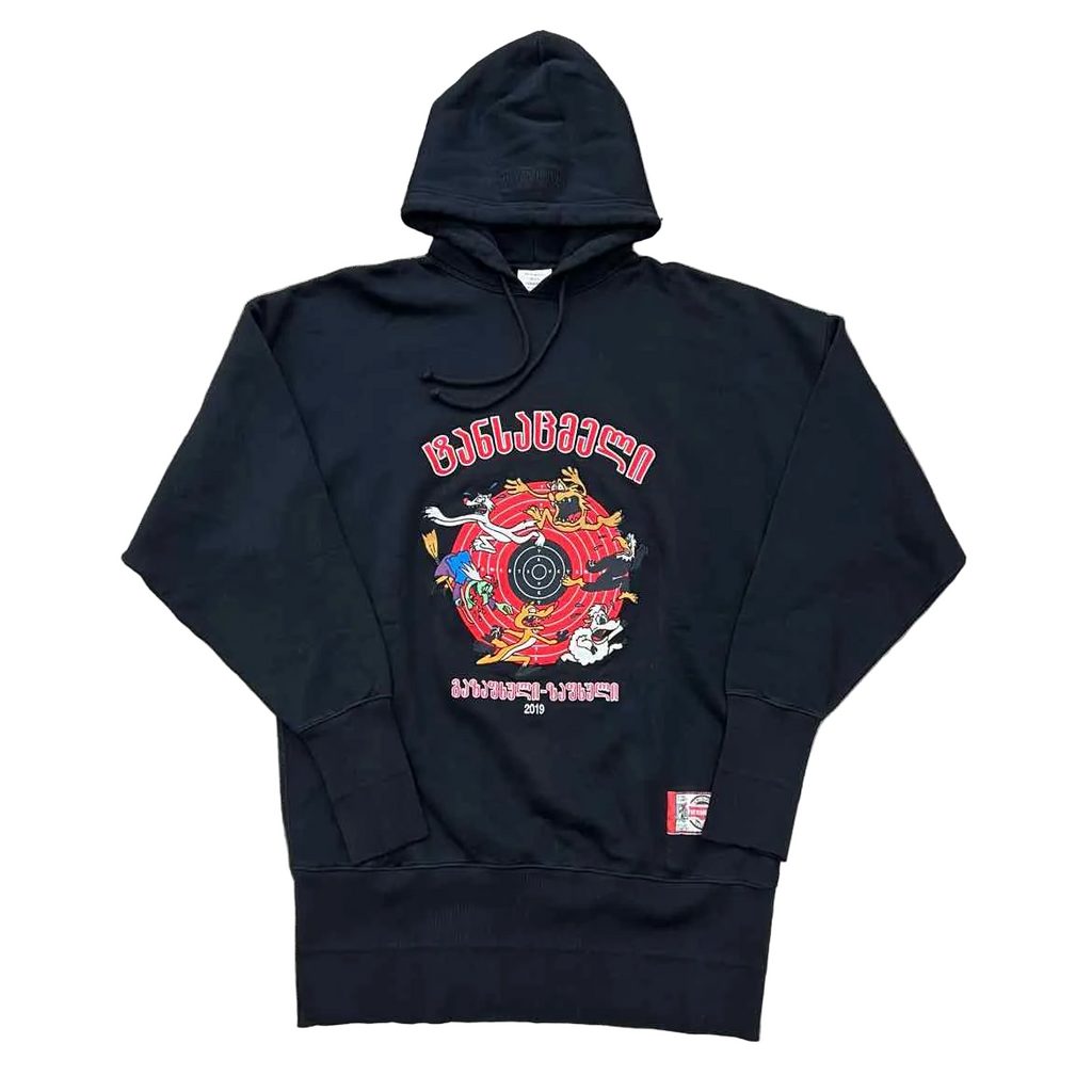 Vetements Hoodie "CARTOONS" Black New Size S