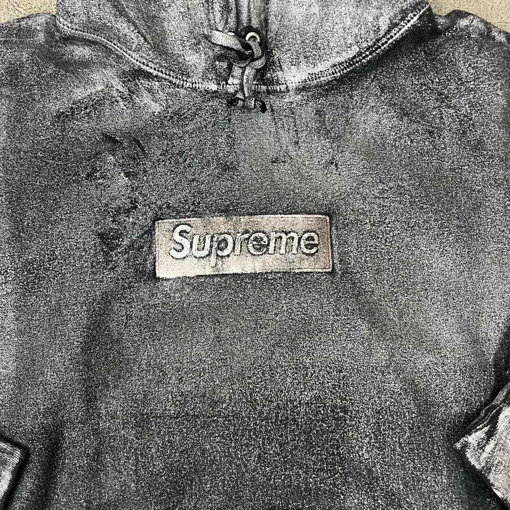 Supreme Hoodie "MAISON MARGIELA FOIL BOX LOGO" Black New Size S