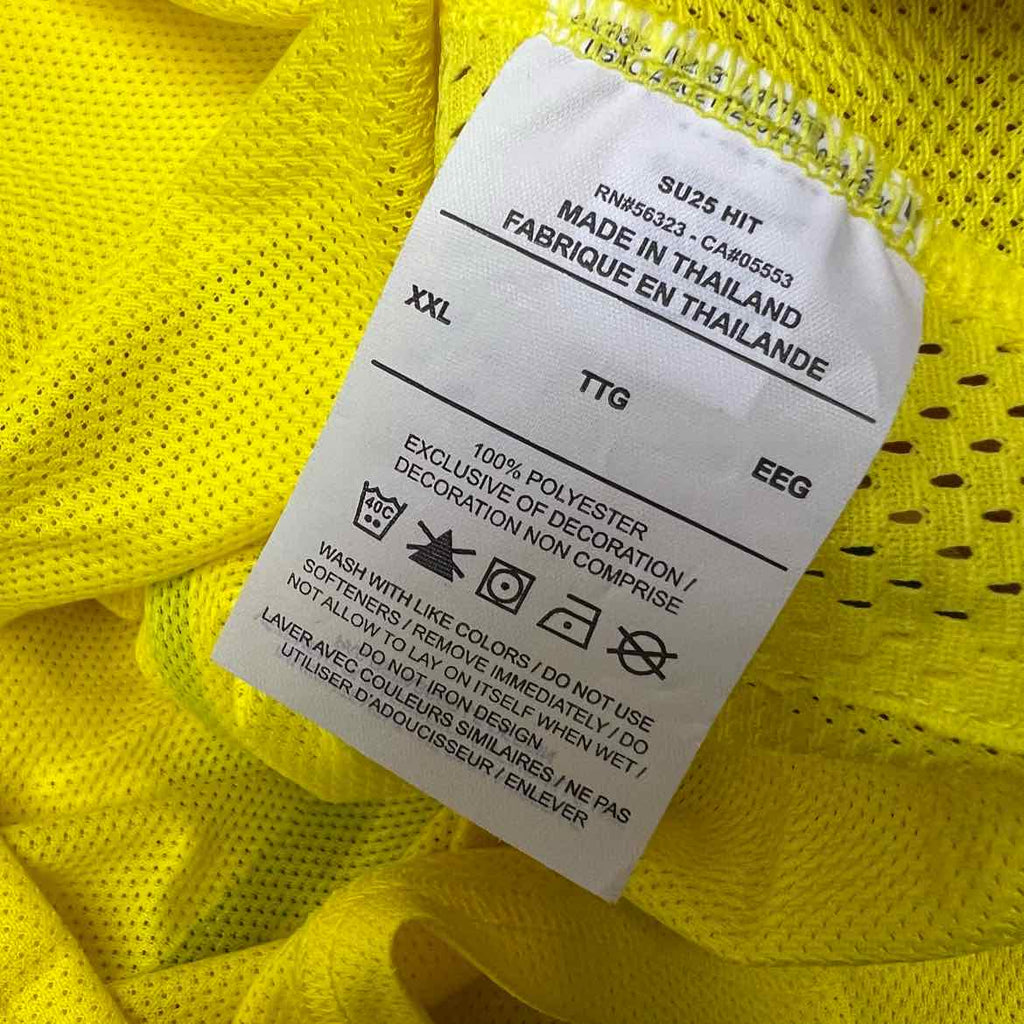 Nike Jersey "RONALDINHO REISSUE" Yellow New Size 2XL
