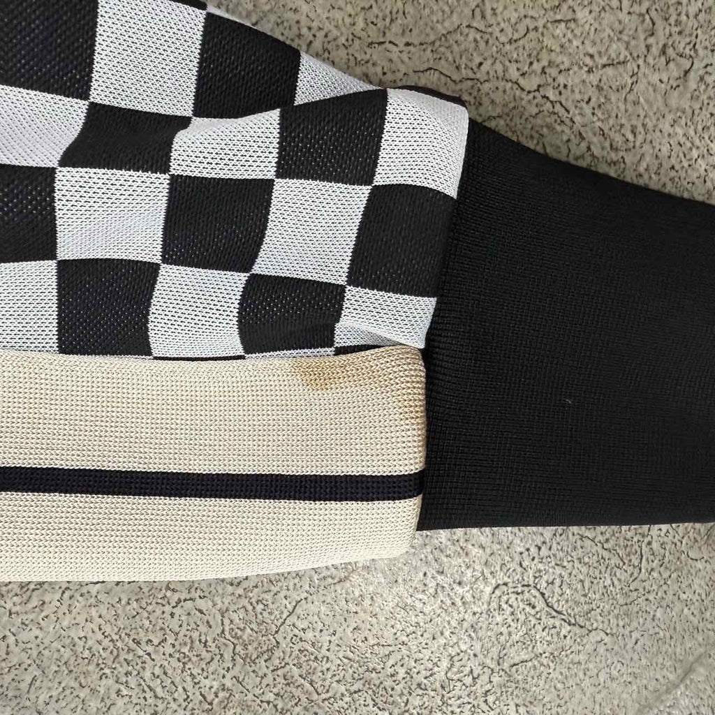 Palm Angels Track Jacket "CHECKER" Black Used Size XS