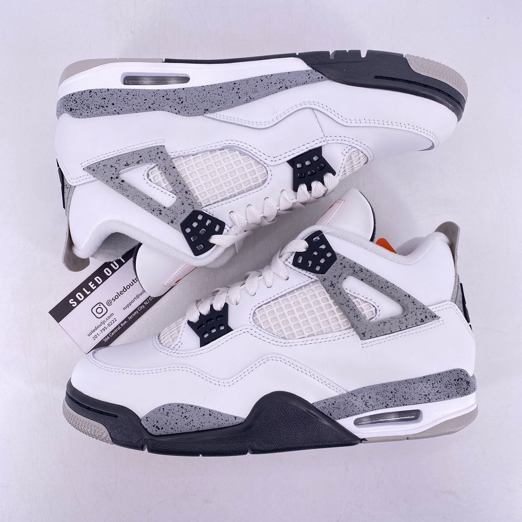 Air Jordan 4 Retro "White Cement" 2025 New Size 8.5