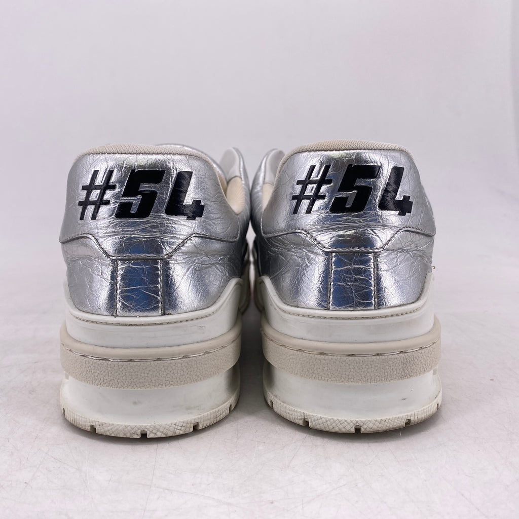 Louis Vuitton Trainer "Silver" 2020 Used Size 8.5LV