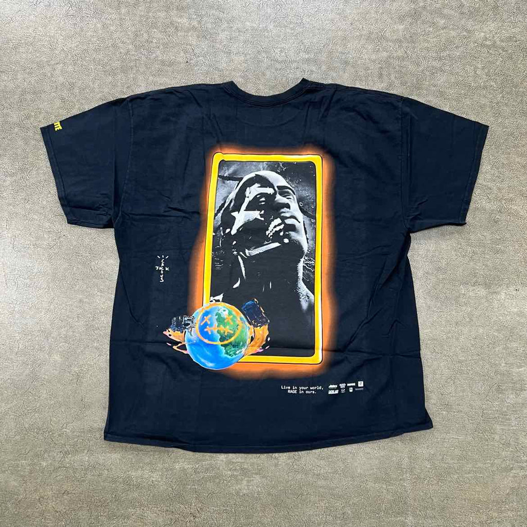 Travis Scott T-Shirt "ASTRONOMICAL" Black New Size XL