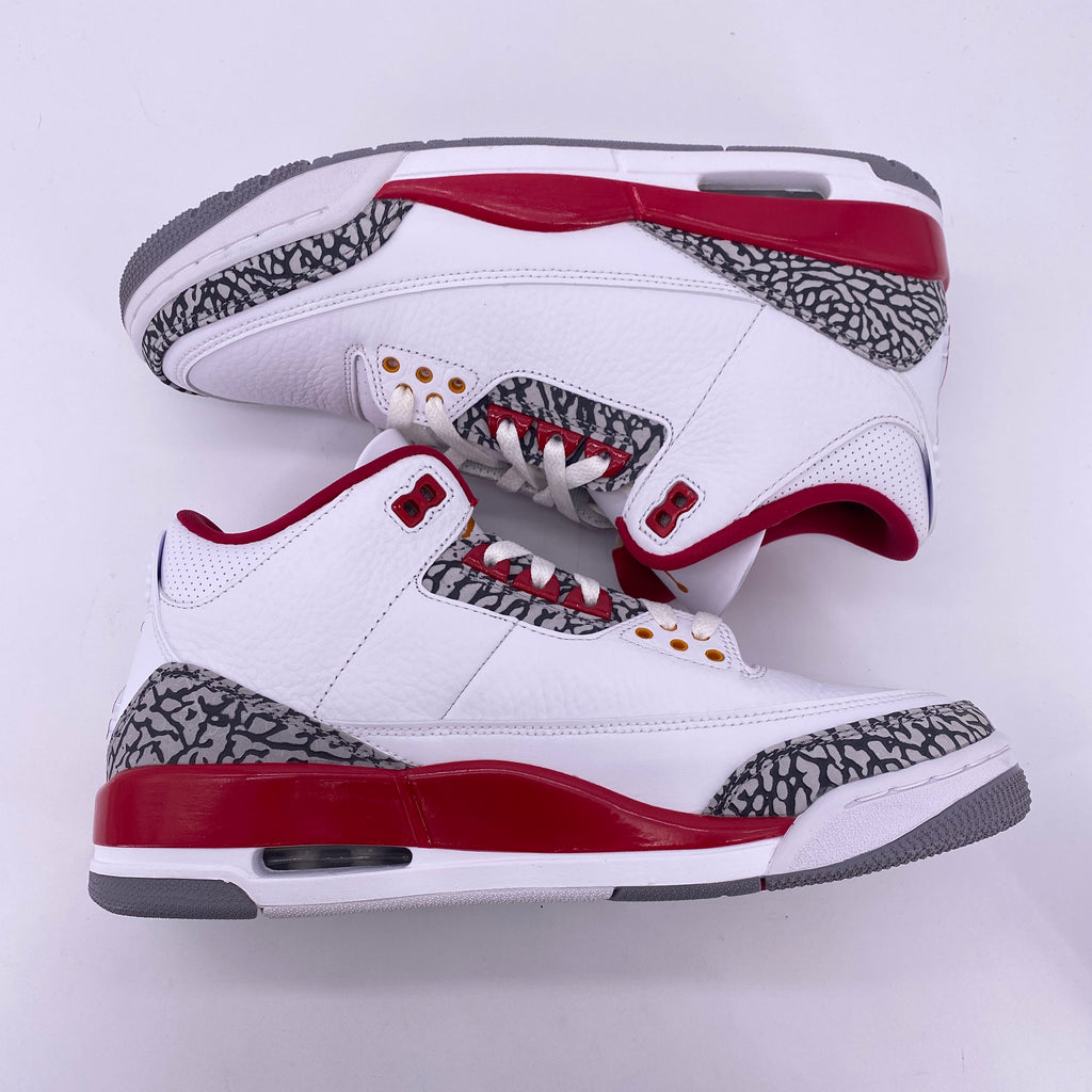 Air Jordan 3 Retro "Cardinal Red" 2022 Used Size 10