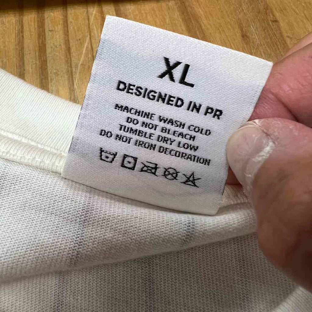Bad Bunny T-Shirt "DTMF" Cream New Size XL