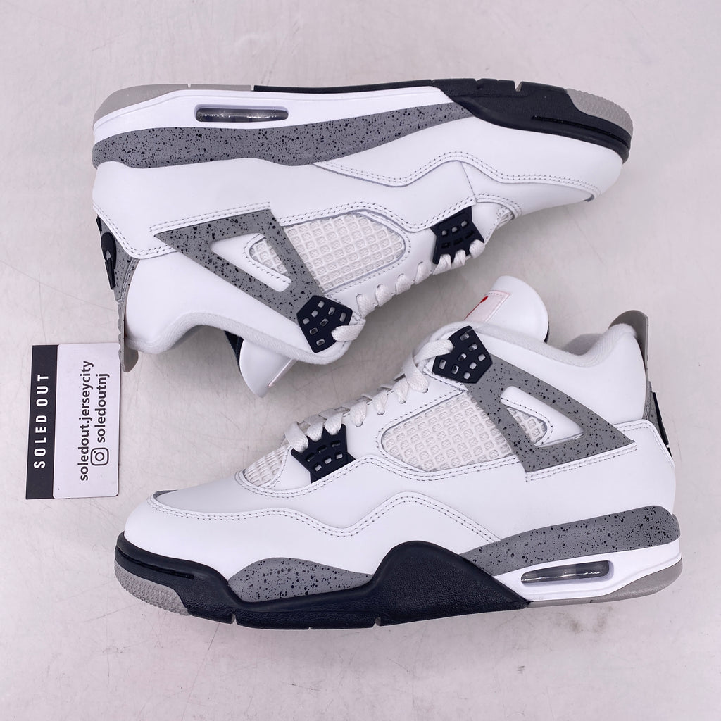 Air Jordan 4 Retro "White Cement" 2025 New Size 8.5