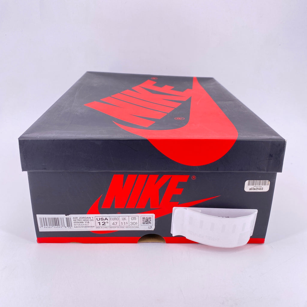Air Jordan 1 Retro High OG "Black Volt" 2021 Used Size 12.5